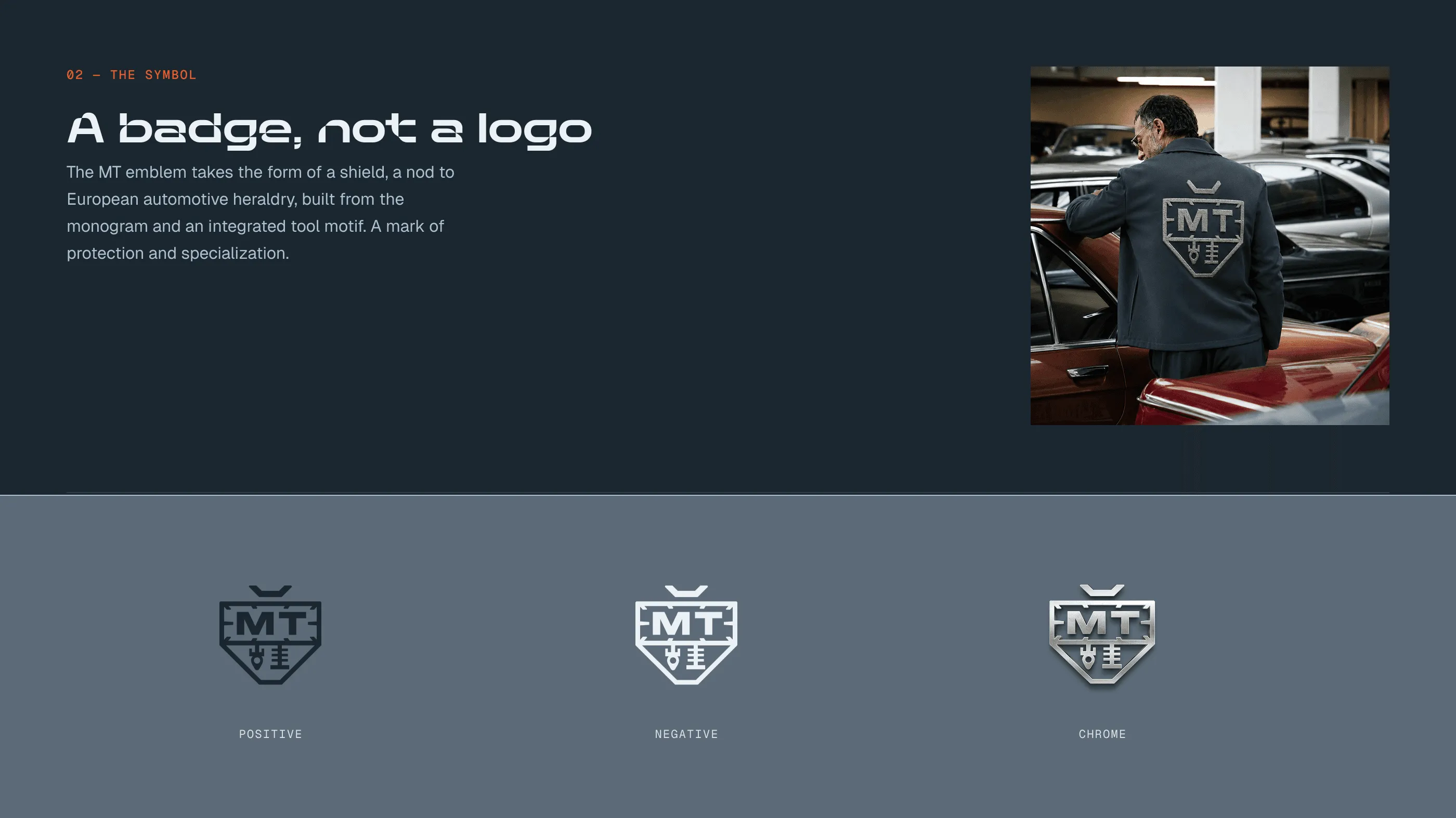 MT shield emblem of Multitech Auto Repair with an integrated tool motif