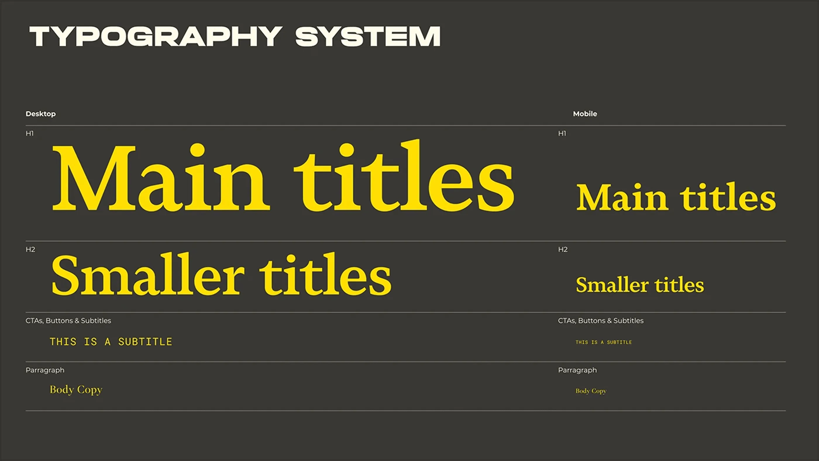 St. Marcus typography system with a display serif and a monospaced face